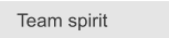 Team spirit